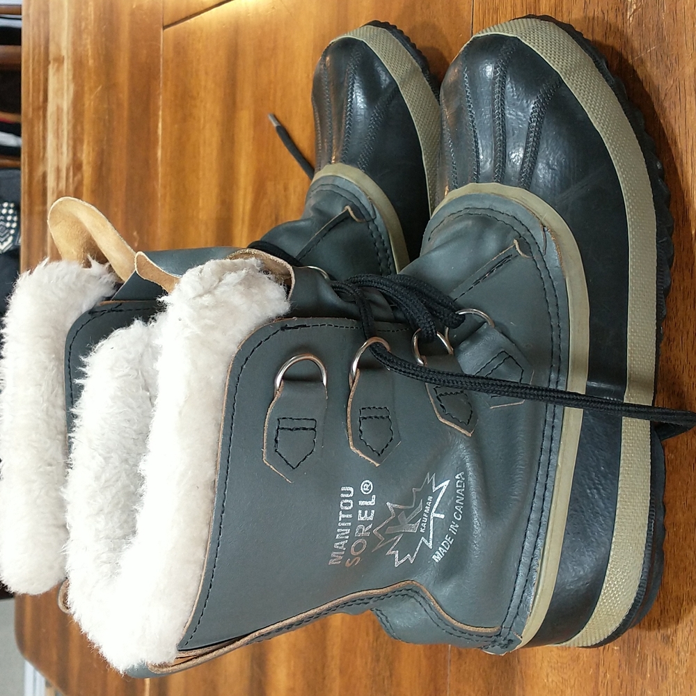 Sorel Manitou Men's Gray Winter Boots